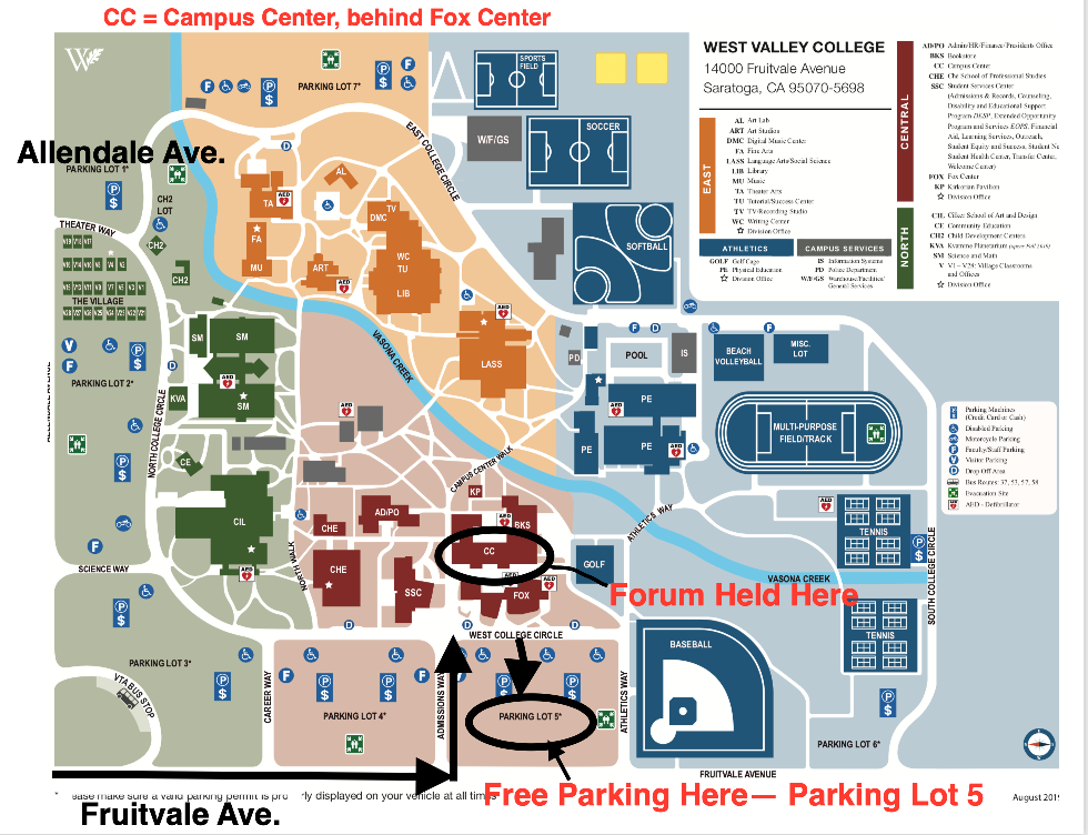 Old San Jose State Campus Map